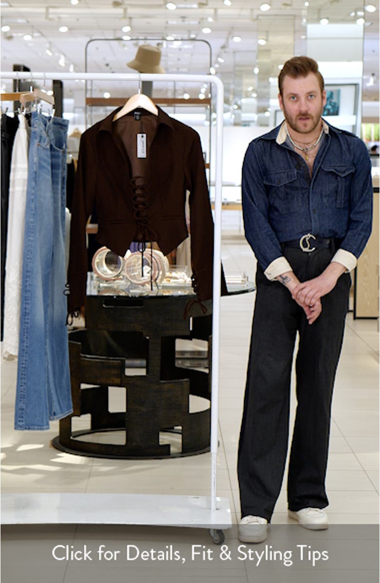 Tailored Lace Up Jacket, sales video thumbnail