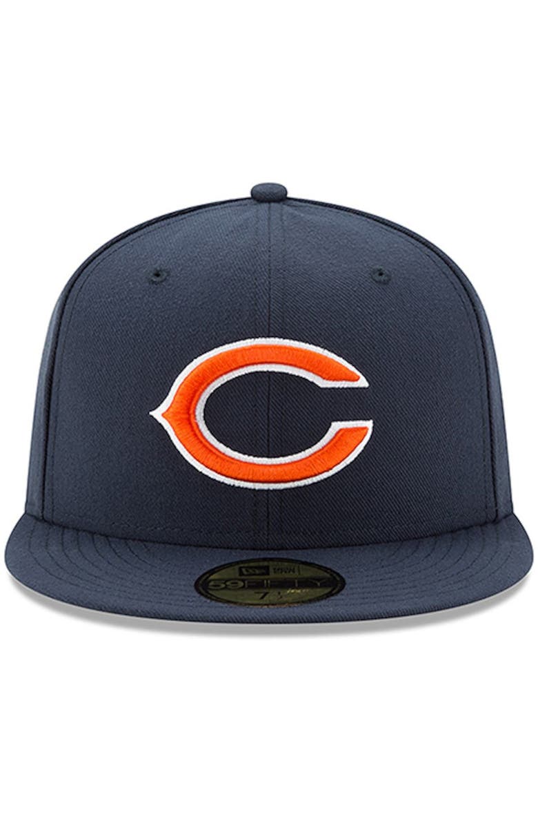 New Era Men's New Era Navy Chicago Bears Omaha 59FIFTY Hat, Alternate, color,