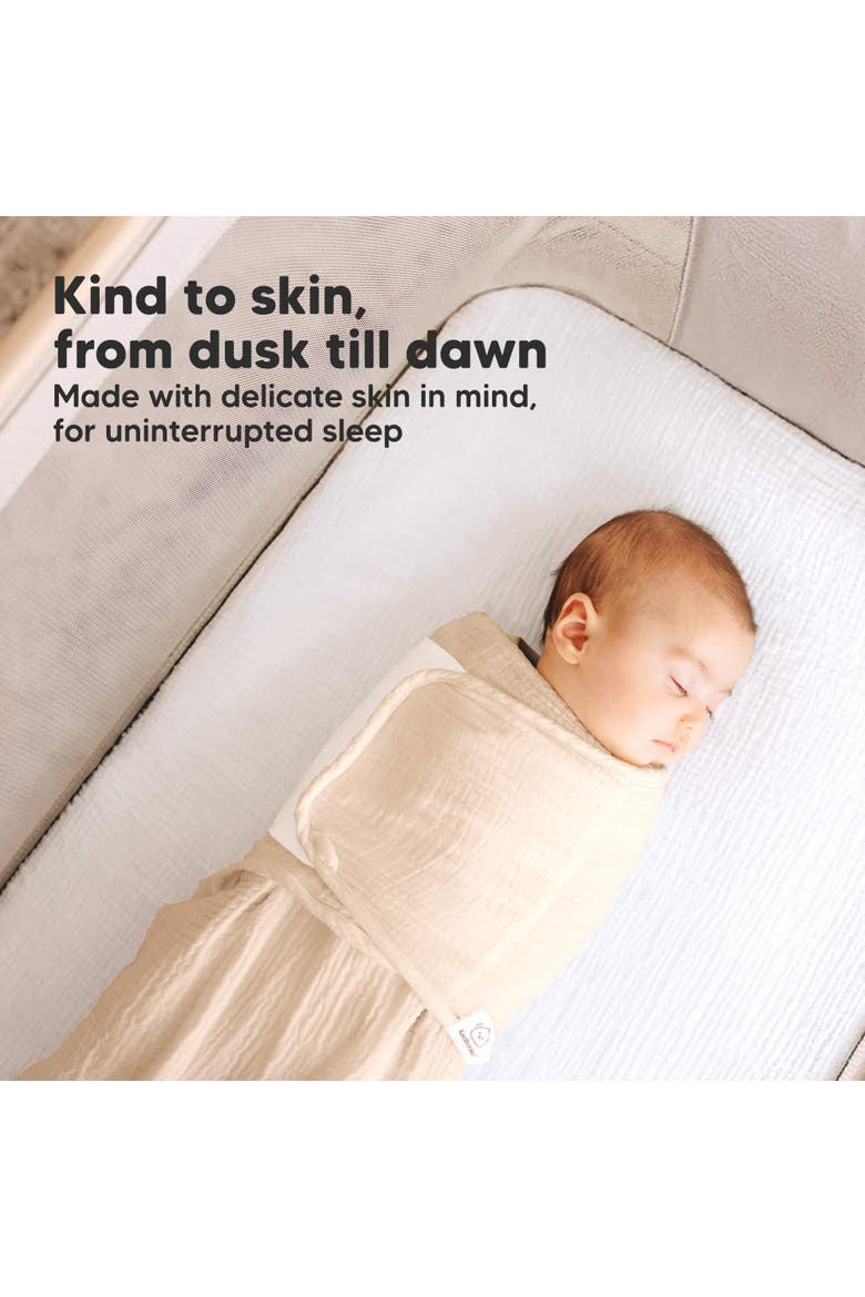 2-Pack Lyra Muslin Bassinet Sheets, Alternate, color, Soft White