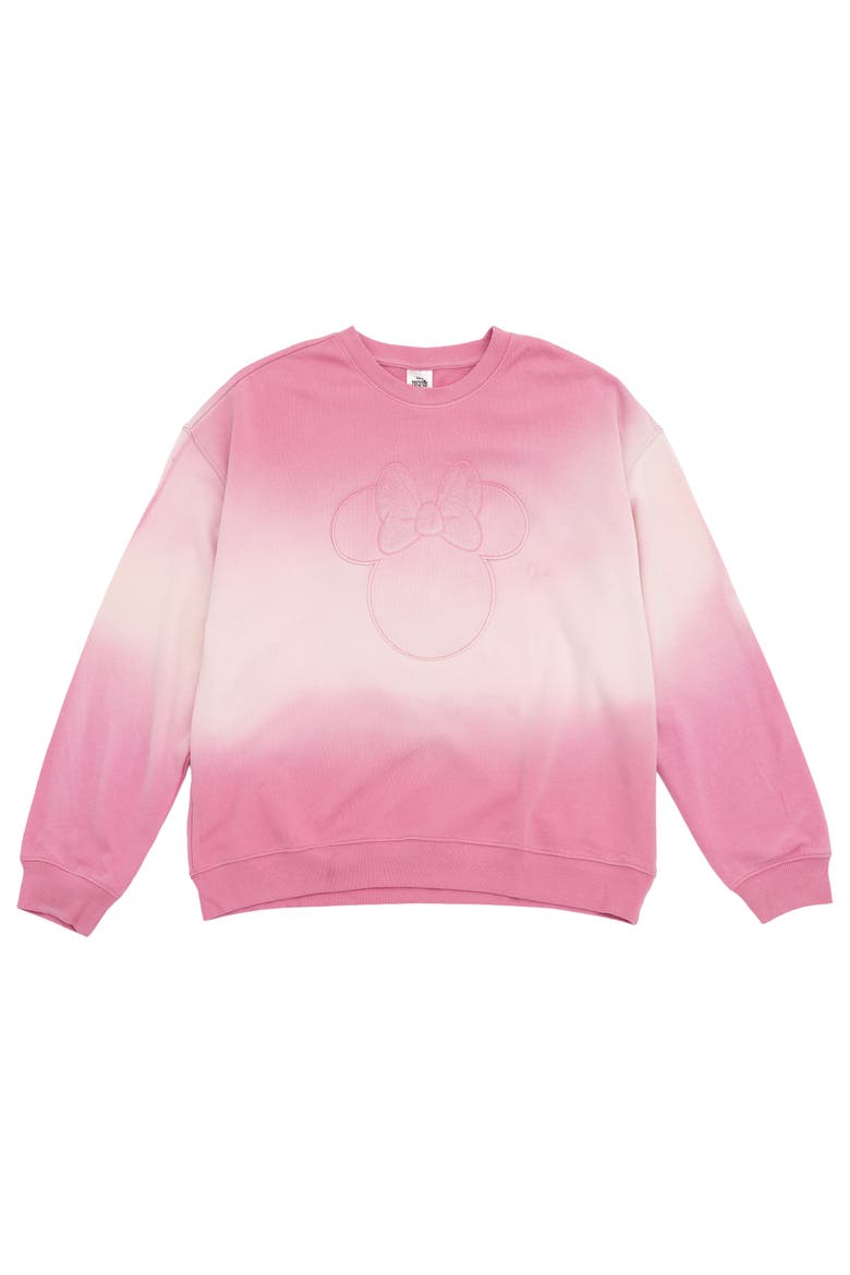 Minnie Mouse Loungewear Sweatshirt, Alternate, color, Blush Minnie Mouse