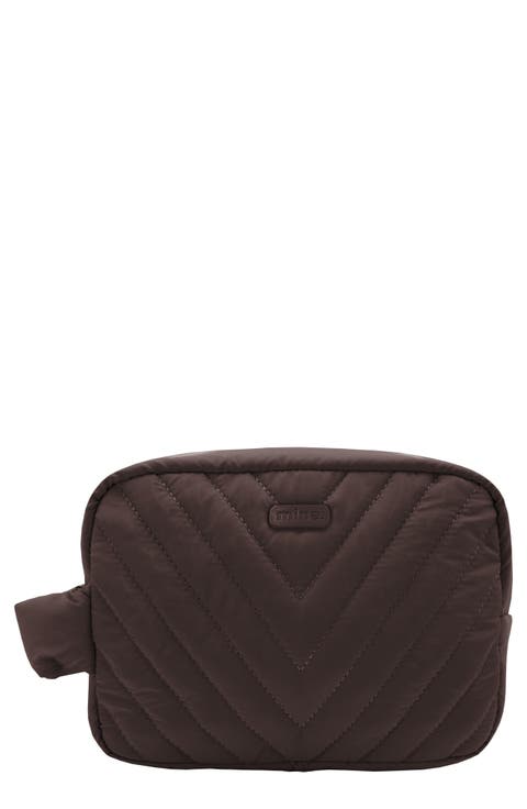 Ellie Quilted Cosmetic Bag