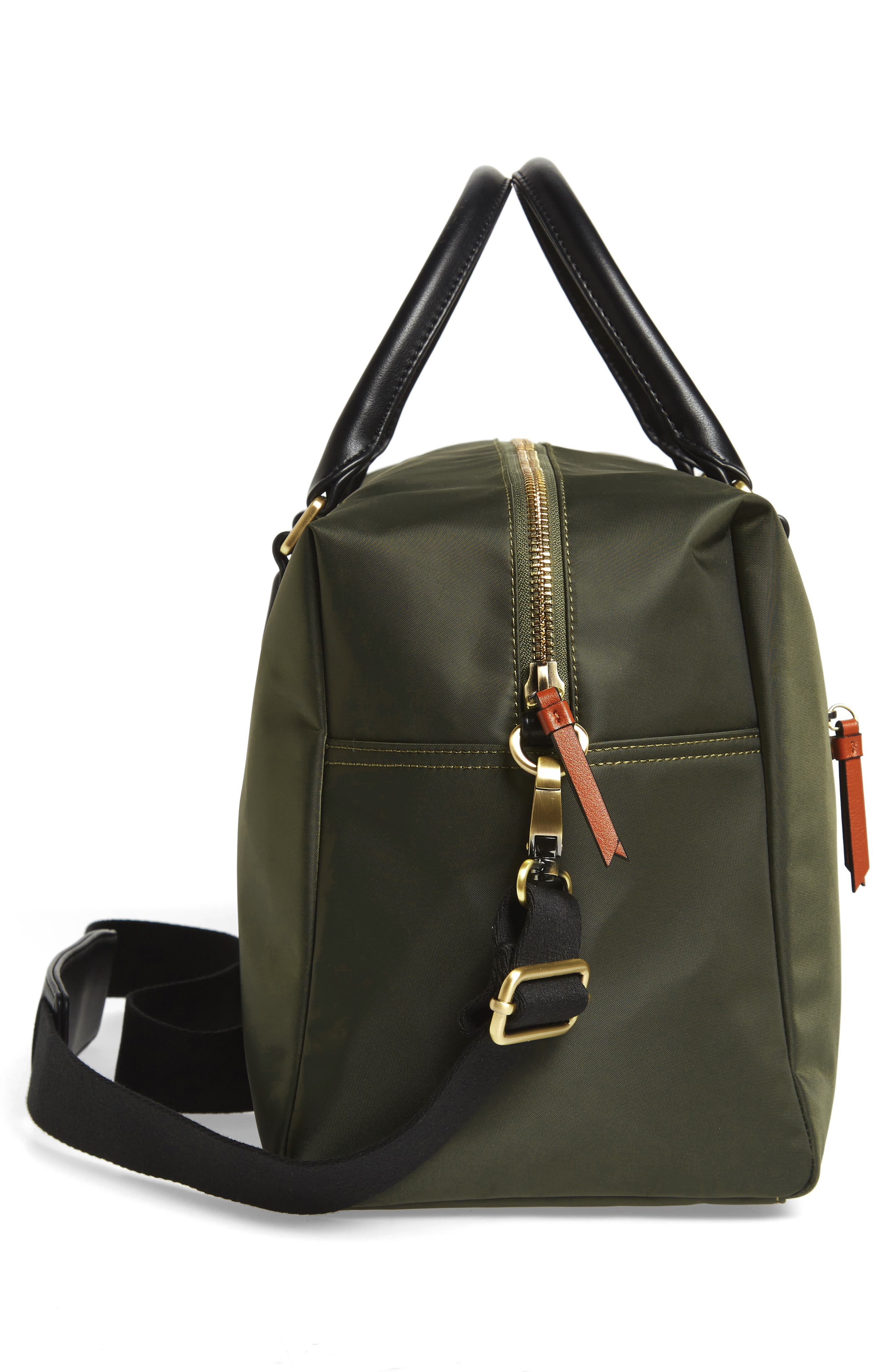 Nylon Duffle Bag, Alternate, color, OLIVE
