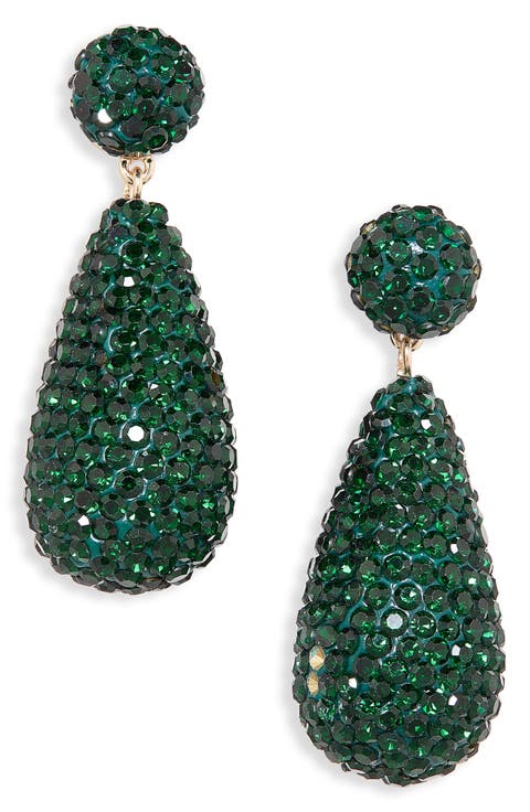 Pavé Drop Earrings