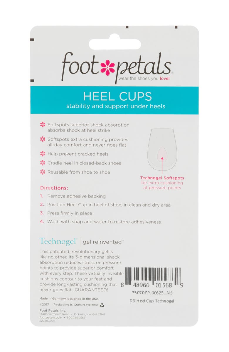 Foot Petals Gel Heel Cups, Alternate, color, Pink Multi