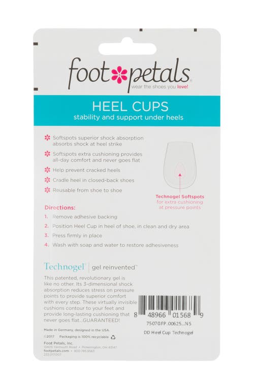 Foot Petals Gel Heel Cups In Pink Multi
