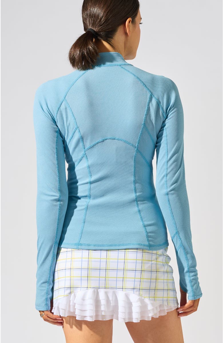 Bobbe Active Grace 1/2-Zip Long Sleeve Top, Alternate, color, Tan