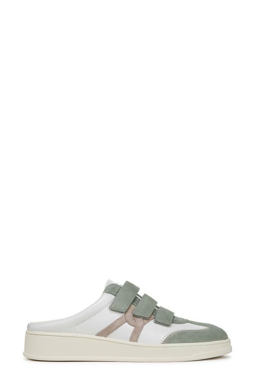 Veronica Beard Reagan Leather Mule Sneakers In Lily/sage