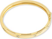 Sterling Forever Eliza Cubic Zirconia Bangle Bracelet