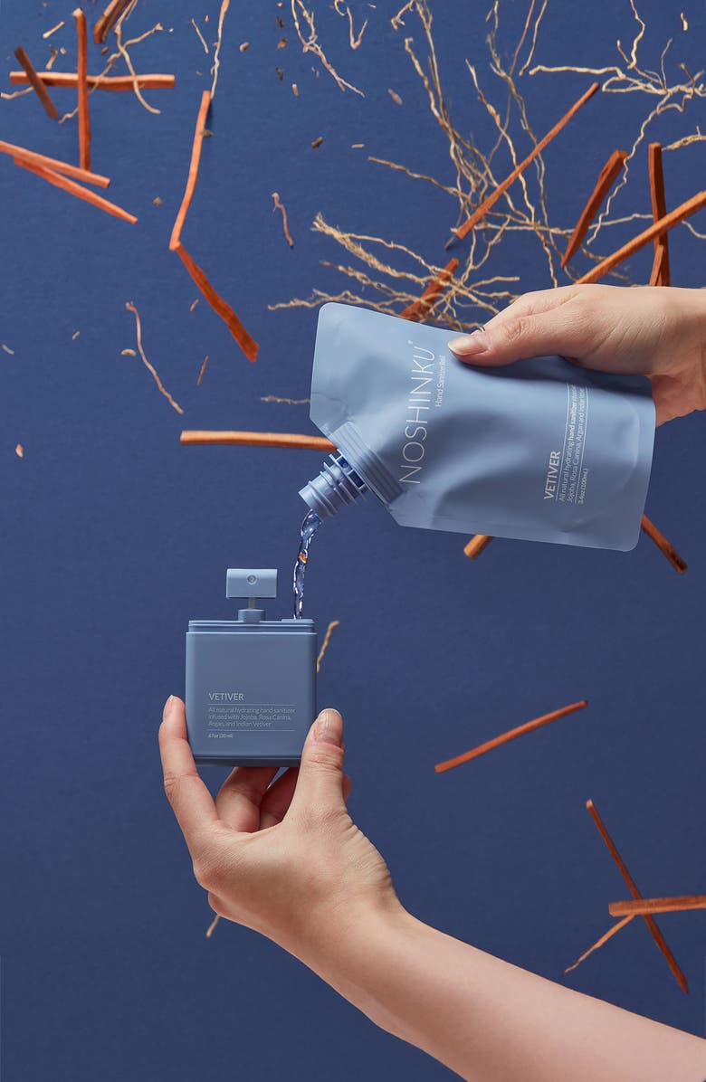 NOSHINKU Rejuvenating Hand Sanitizer Pocket Refill Pouch, Alternate, color, Blue