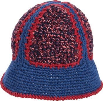 Nicholas Daley Crochet Cotton Blend Bucket Hat | Nordstrom