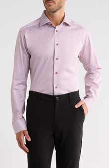 Slim Fit Striped Twill Shirt