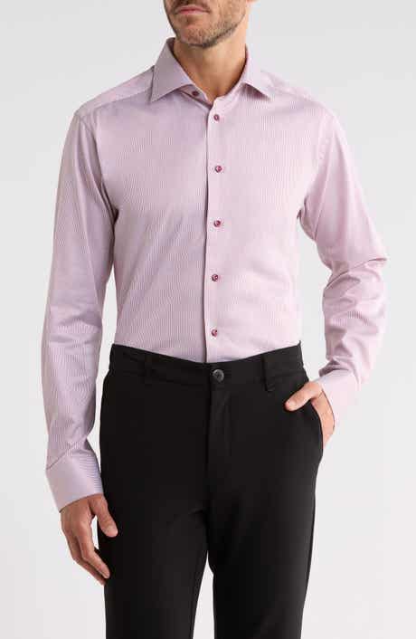 Slim Fit Striped Twill Shirt