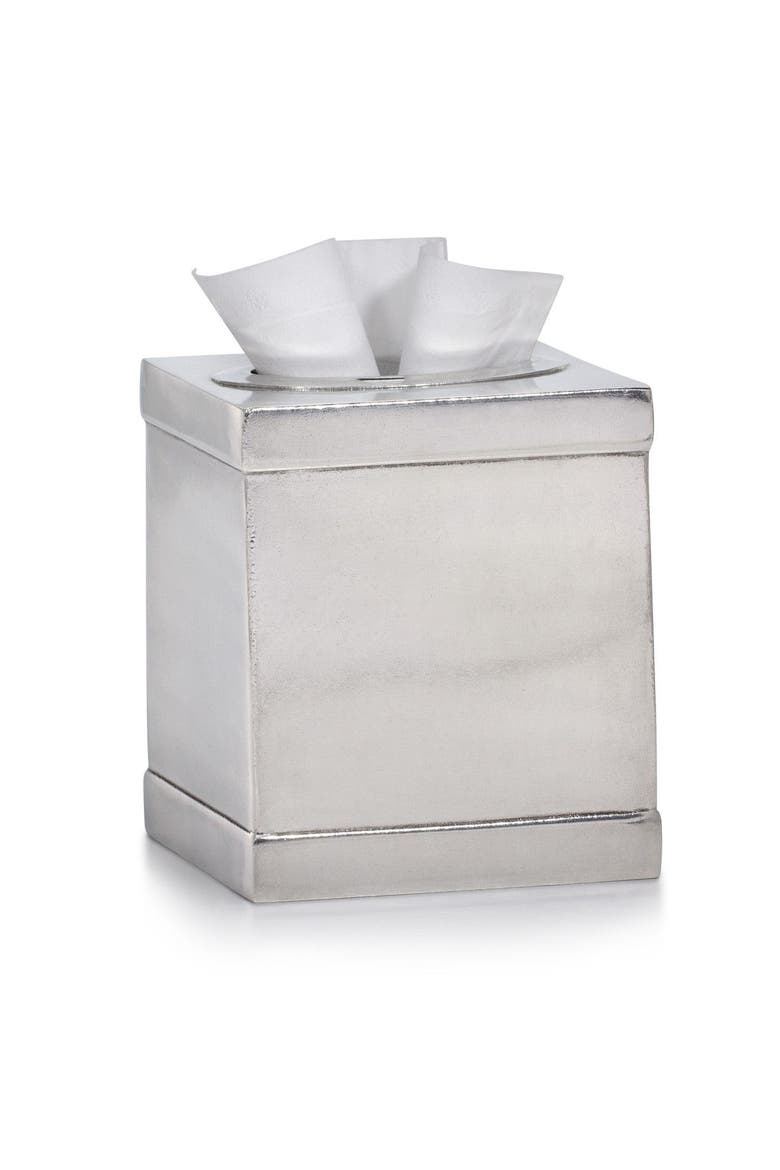 Contempo Polished Tissue Cover, Main, color, SILVER