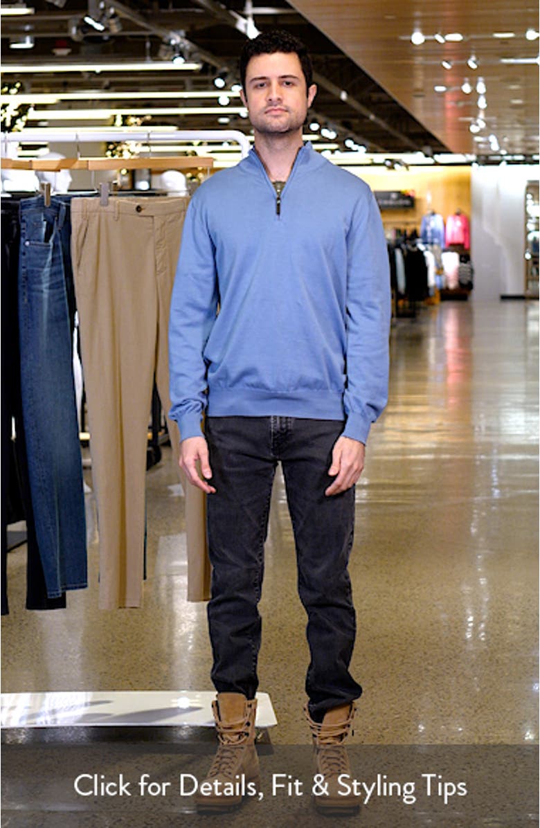 Half Zip Cotton Sweater, sales video thumbnail