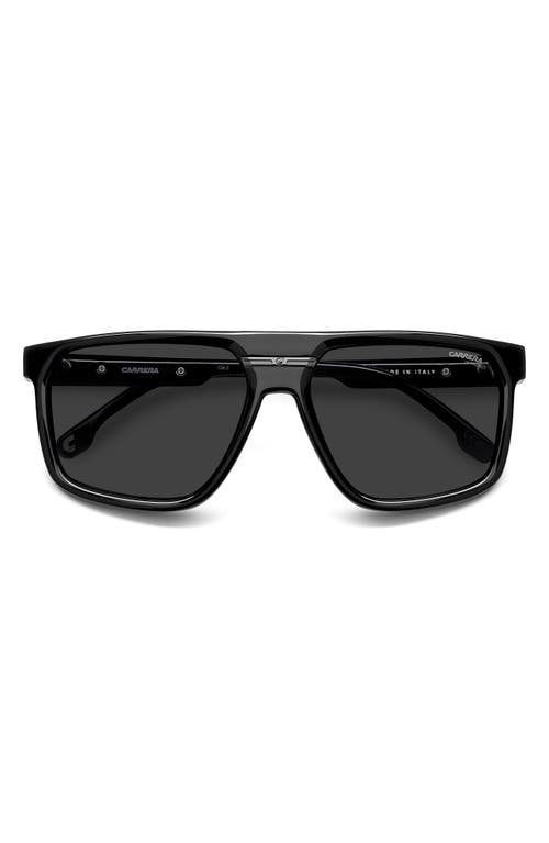 Carrera Eyewear Victory C 60mm Square Flat Top Sunglasses In Black
