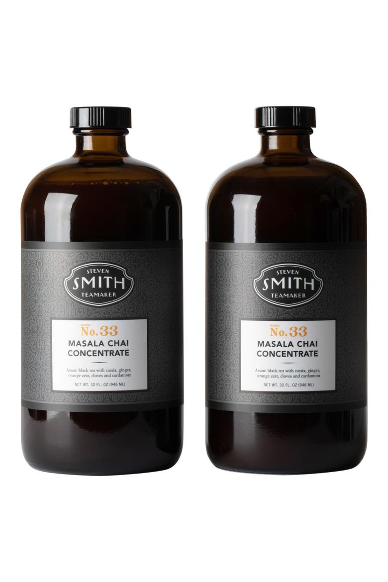 Set of 2 Masala Chai Latte Concentrates, Main, color, LIQUID