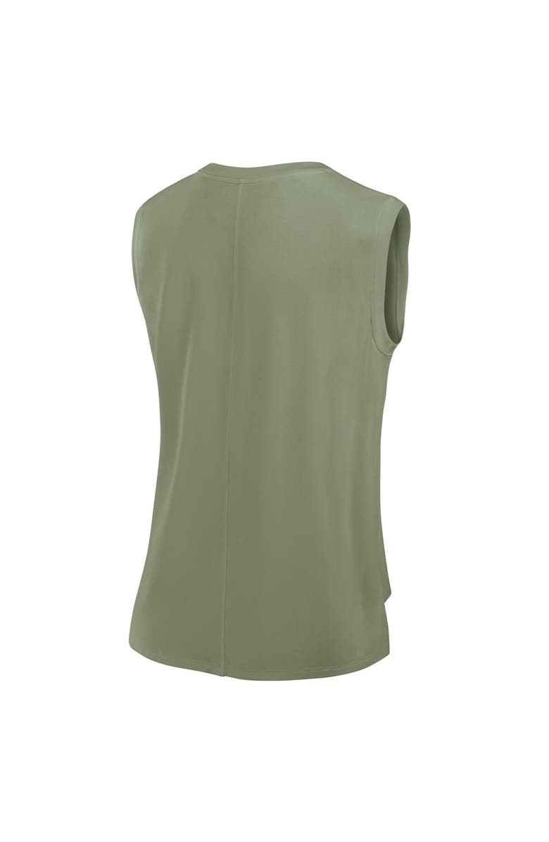 FANATICS Women's Fanatics Olive Chicago Bears Studio Embrace Tank Top, Alternate, color, Olive