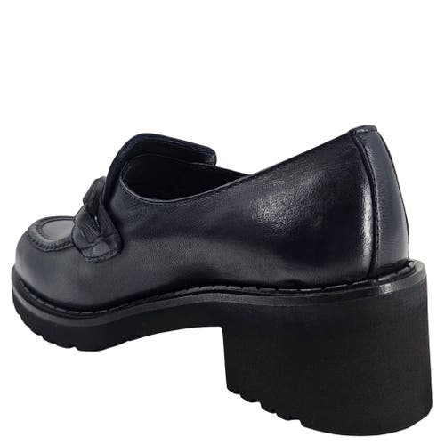 Madison Maison Lug Sole Chunky Loafer In Blue