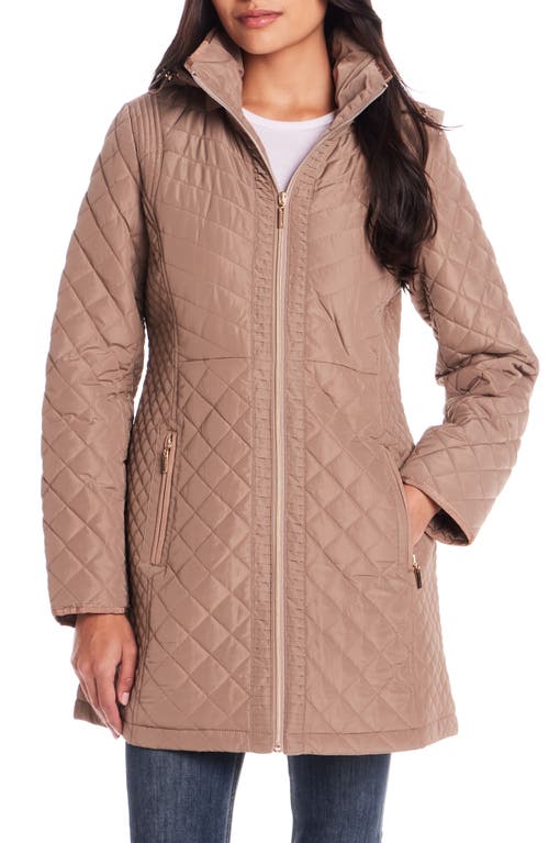 Gallery Quilted Jacket In Pink