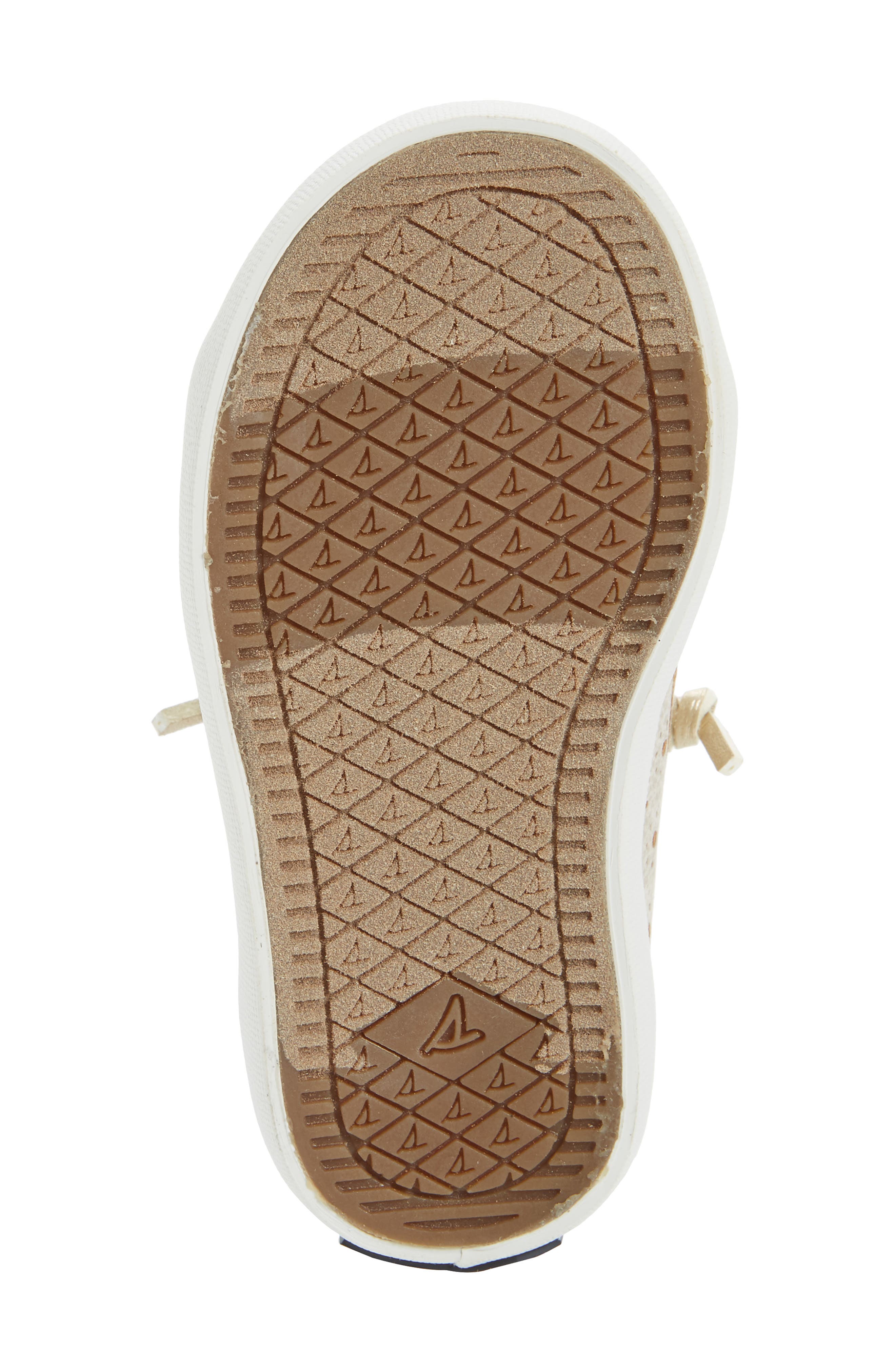 Sperry Crest Vibe Jr. Perforated Metallic Sneaker, Alternate, color, 