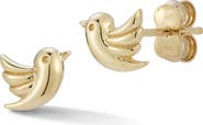 Ember Fine Jewelry 14K Gold Bird Stud Earrings