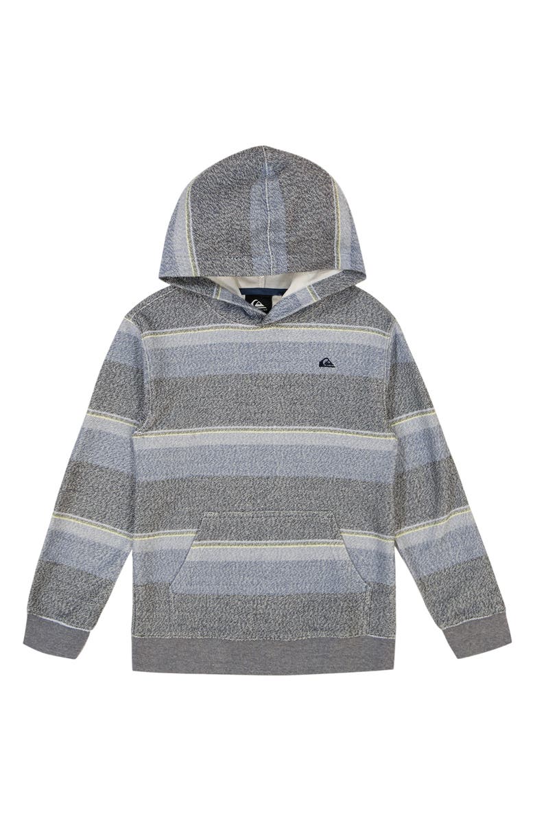Quiksilver Kids' Great Otway Stripe Hoodie, Main, color, Vintage Indigo
