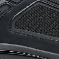 MALLET Alton Leather And Mesh Trainers, Alternate, color, Black