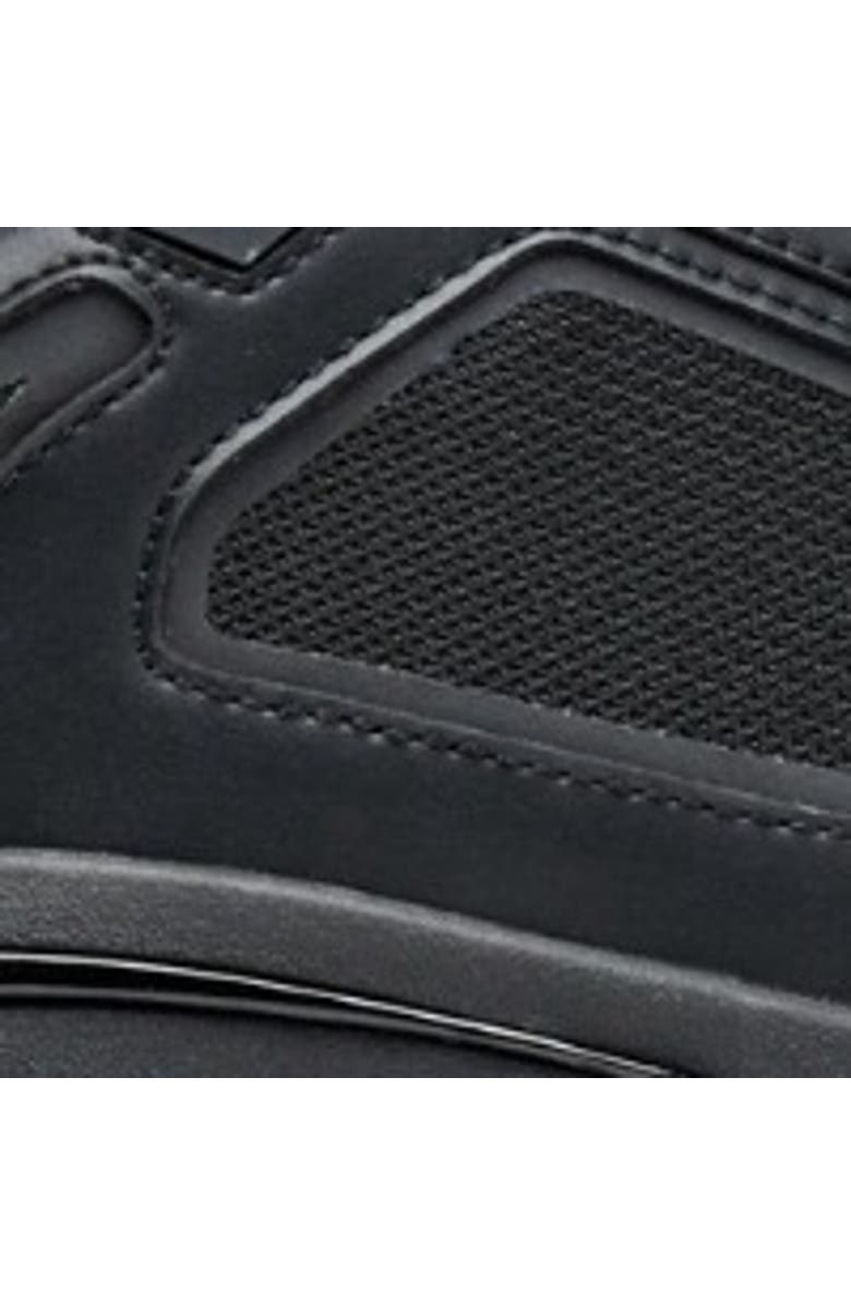 MALLET Alton Leather And Mesh Trainers, Alternate, color, Black