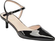 Bandolino Rose Ankle Strap Pointed Toe Kitten Heel Sandal