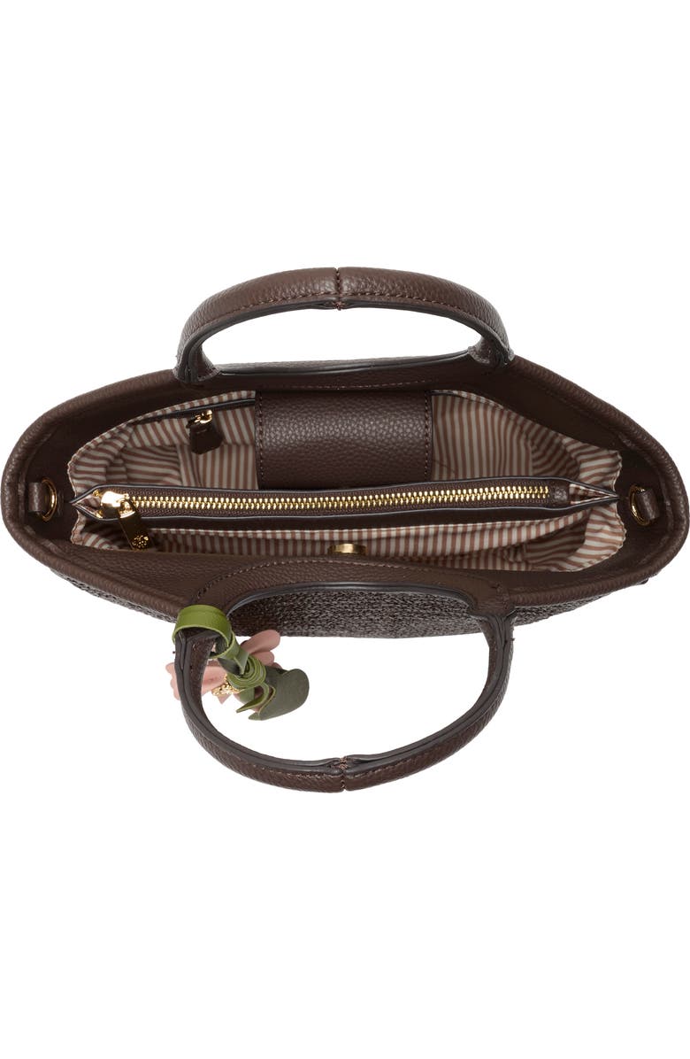 Nanette Lepore Junne Straw Satchel, Alternate, color, Maple Straw Maple Flowers
