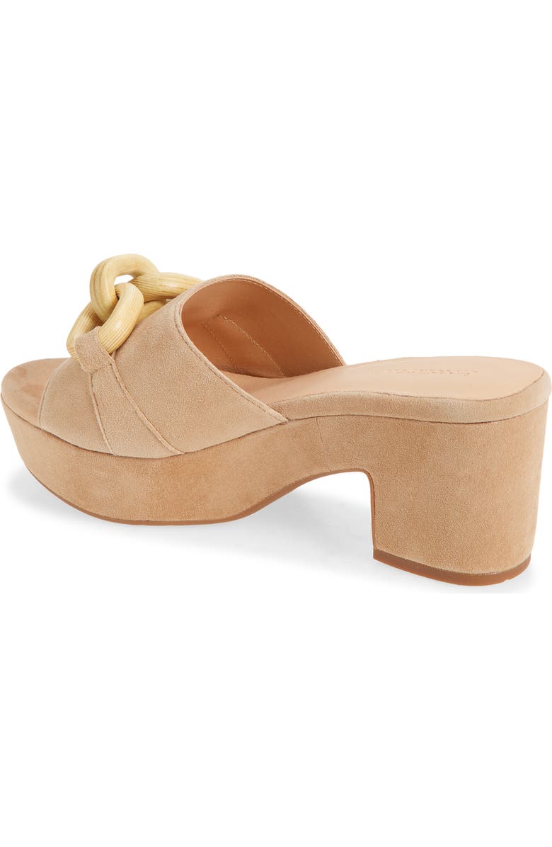 Chocolat Blu Grecia Platform Slide Sandal, Alternate, color, Latte Suede