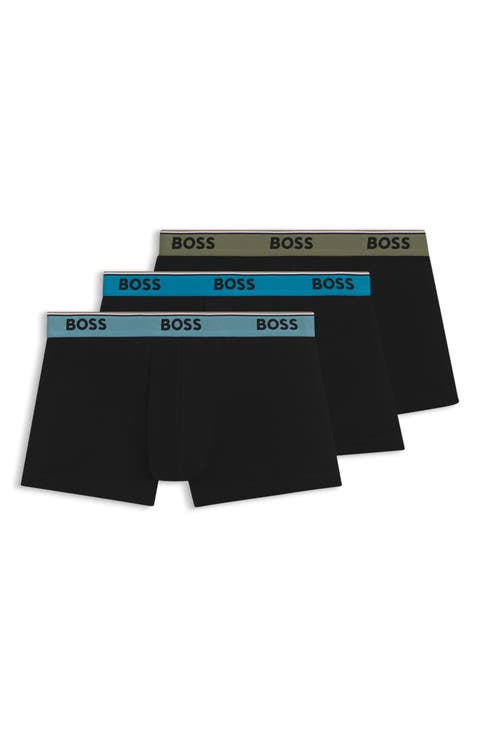 Assorted 3-Pack Power Stretch Cotton Trunks