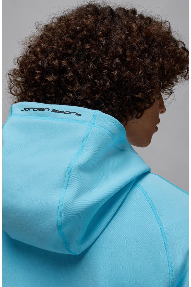 Sport Hoop Fleece Zip-Up Hoodie, Alternate, color, BLUE CHILL/ BLACK