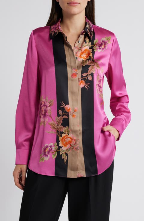 Sabrina Floral Button-Up Shirt