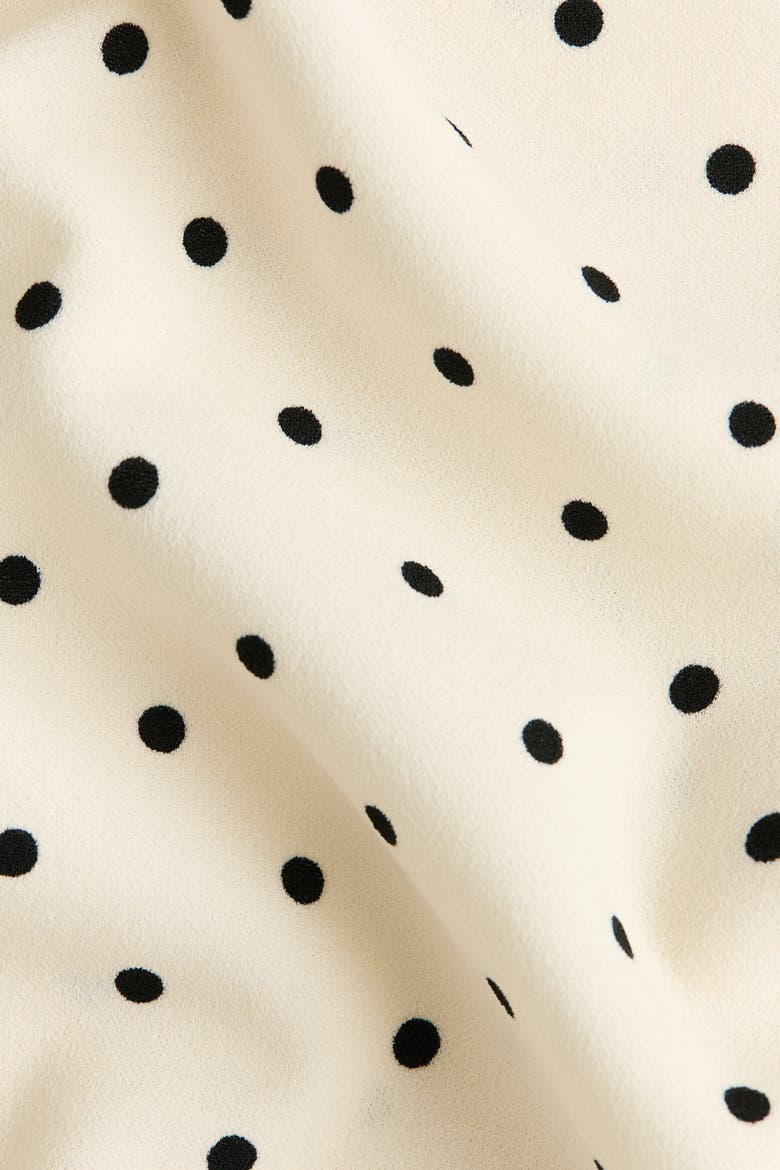 Printed Capri Pants, Alternate, color, Cream/polka dot