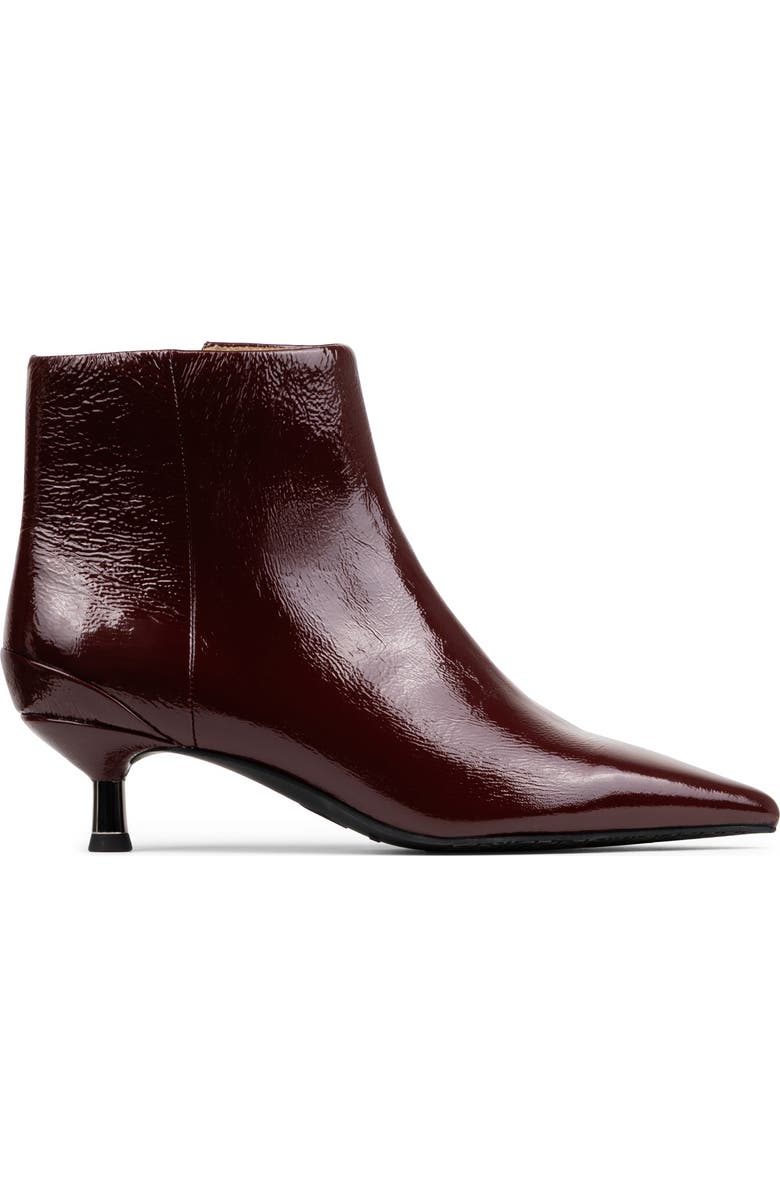 Donald Pliner Kitten Heel Pointed Toe Bootie, Alternate, color, Bordeaux