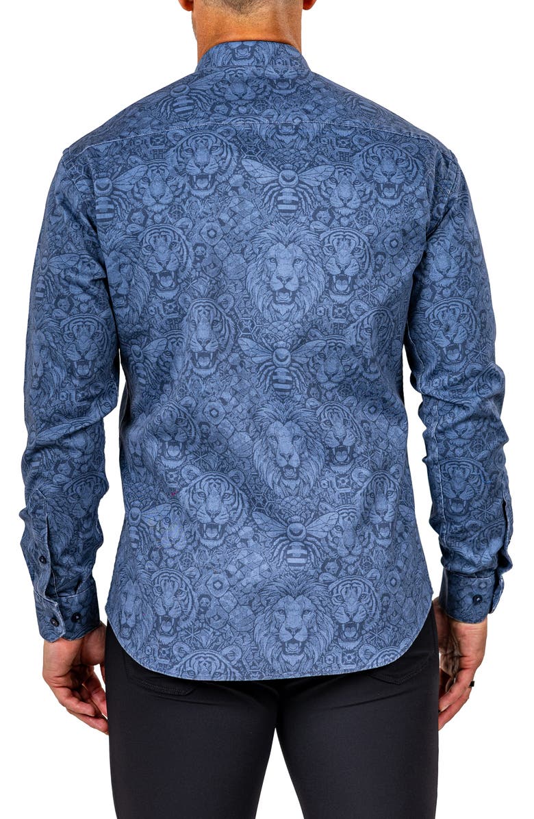 Maceoo Fibonacci Marthy Contemporary Fit Button-Up Shirt, Alternate, color, 