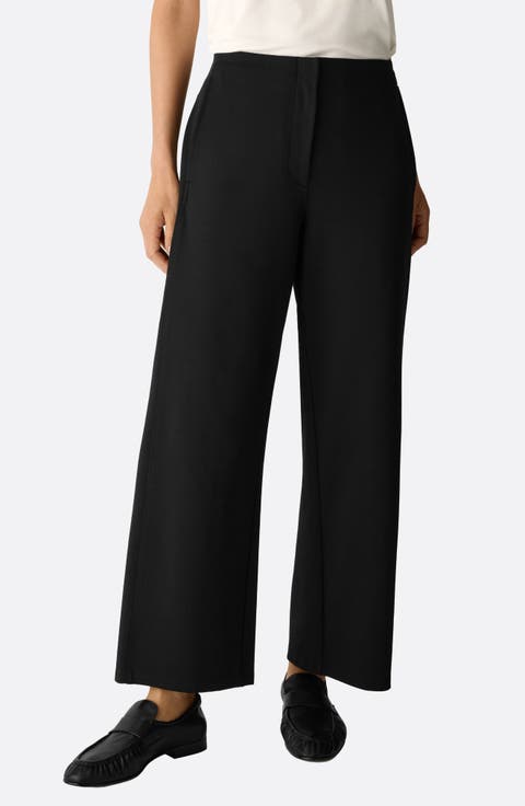 Wide Leg Ankle Pants