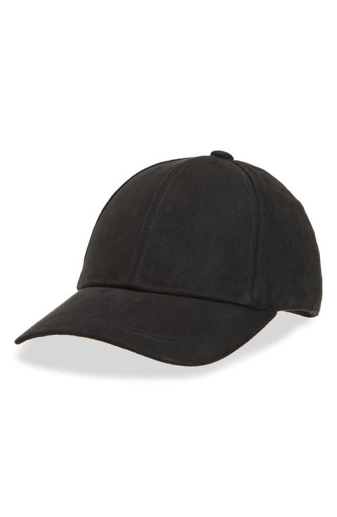 Faux Suede Adjustable Baseball Cap