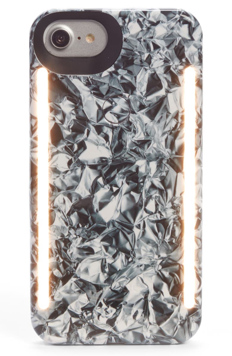 LuMee Duo LED Lighted iPhone 6/6s/7/8 & 6/6s/7/8 Plus Case, Alternate, color, 