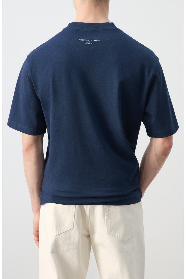 x Fantastic Man Logo Graphic T-Shirt, Alternate, color, INK BLUE