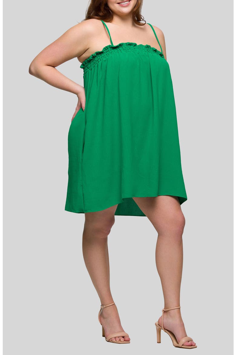 Jersey Shift Dress, Alternate, color, GREEN