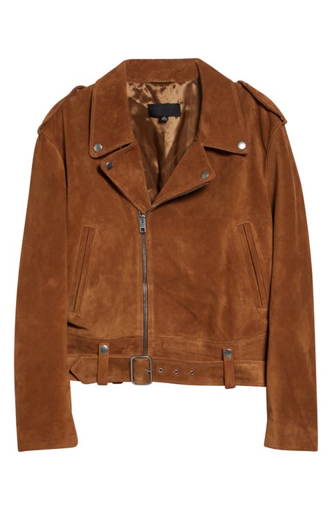 Evel Suede Biker Jacket