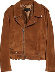 Nili Lotan Evel Suede Biker Jacket