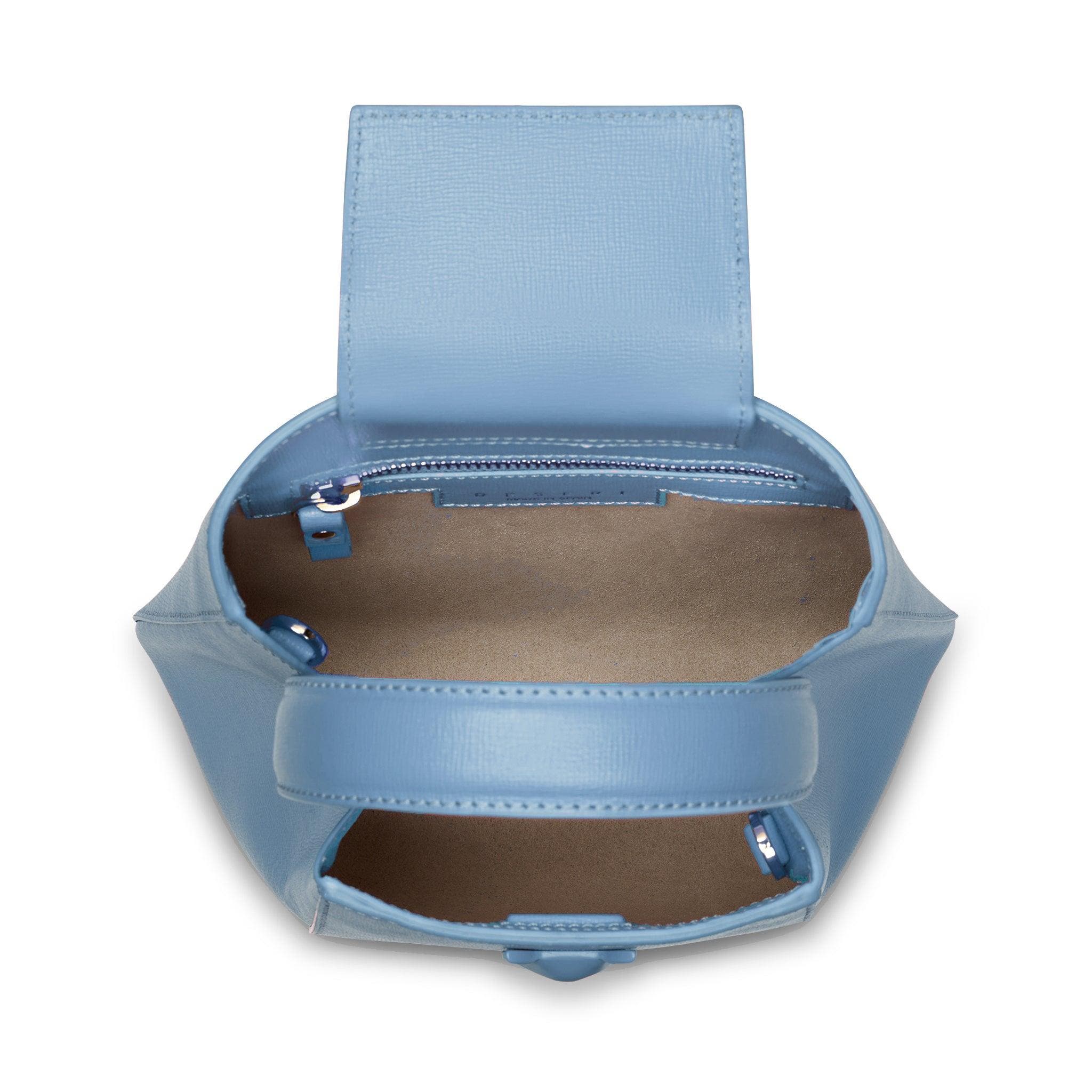 DESERI Rosa Mini Monochrome Handbag, Alternate, color, Light Blue