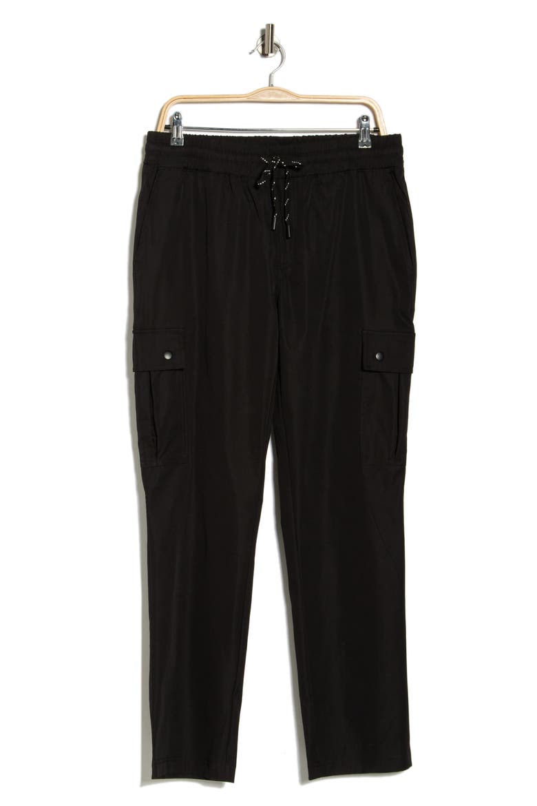 Mountain Range Cargo Pants, Alternate, color, BLACK