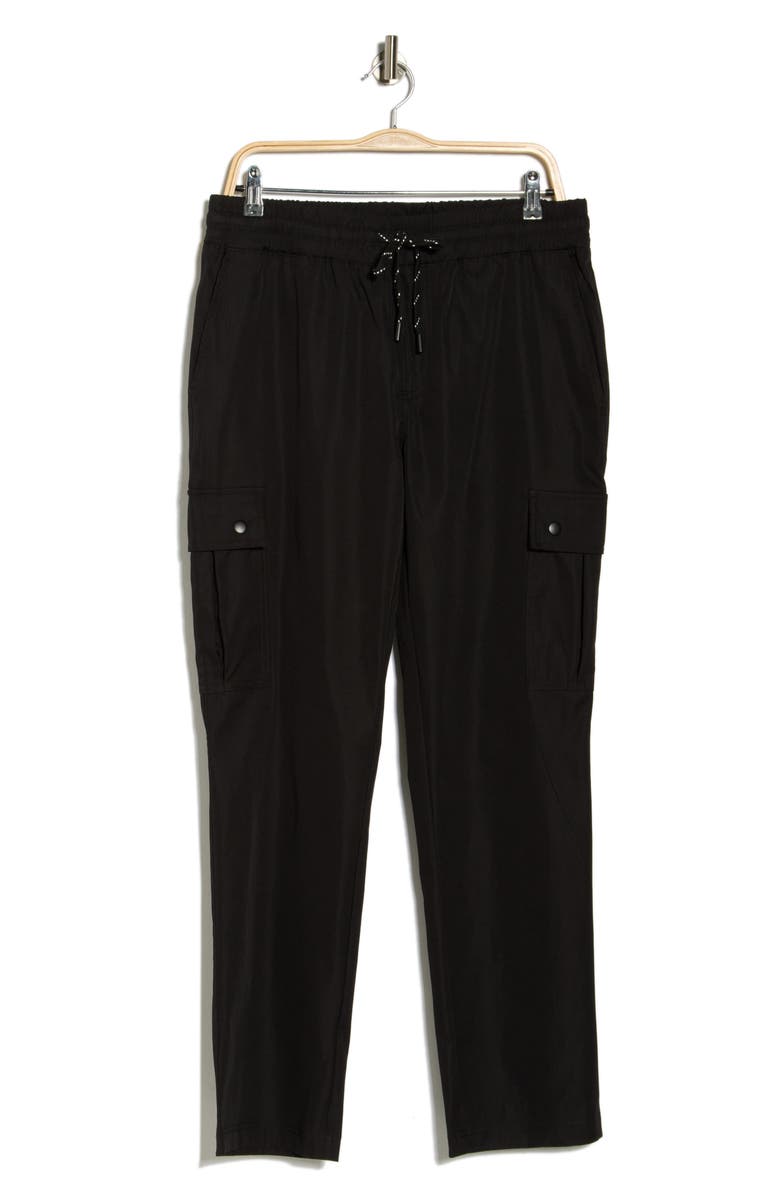 90 DEGREE BY REFLEX Mountain Range Cargo Pants, Alternate, color, Black