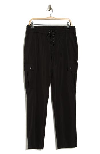 90 Degree By Reflex Mountain Range Cargo Pants In Black