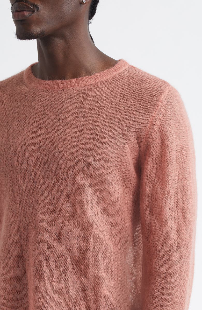 Séfr Les Sheer Kid Mohair Blend Sweater, Alternate, color, 