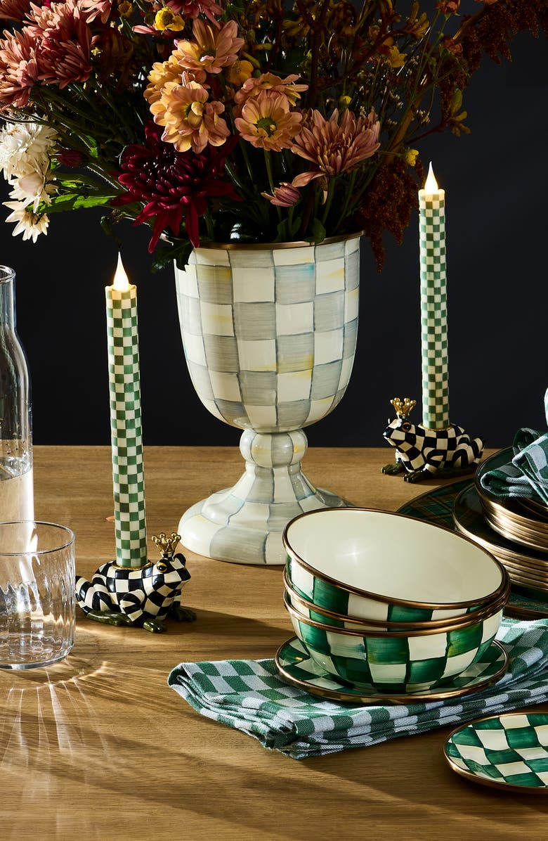 MACKENZIE CHILDS Frog Prince Candleholder, Alternate, color, Black